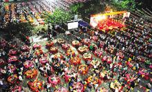 詵敦“孔子誕”的慶祝場面