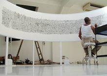 2005年，十米長卷畫【東京】震驚世人