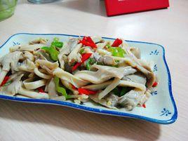 涼拌平菇 涼拌平菇