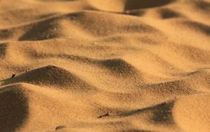 沙漠中的沙子