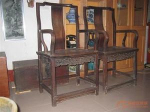 明黃花梨官帽椅