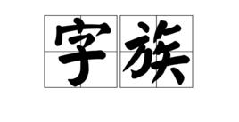 字族 字族