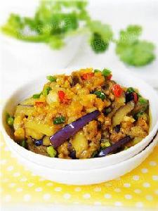 鹹蛋黃燒茄子 鹹蛋黃燒茄子