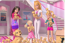 芭比的寵物狗拼圖 芭比的寵物狗拼圖