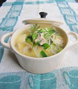 蘑菇綠豆芽湯 蘑菇綠豆芽湯