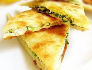 芹菜葉雞蛋灌餅 芹菜葉雞蛋灌餅