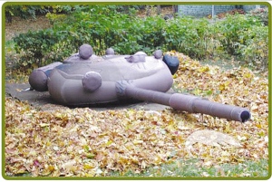 （圖）充氣式坦克