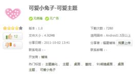 可愛小兔子可愛主題 可愛小兔子可愛主題