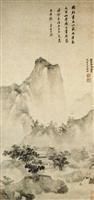 明戴進仿燕文貴山水圖 明戴進仿燕文貴山水圖