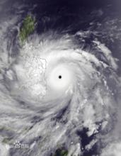 即將登入菲律賓的超強颱風海燕