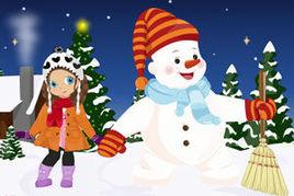 堆雪人的女孩 堆雪人的女孩