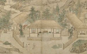 明代文伯仁南溪草堂圖卷 明代文伯仁南溪草堂圖卷