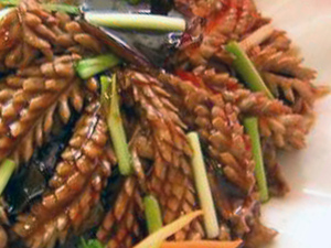 香蔥木耳炒腰花