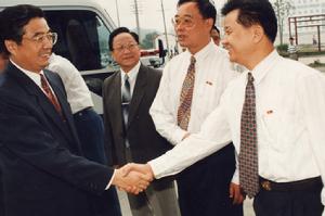 華神集團接見領導