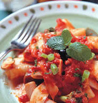 蕃茄野菜面 蕃茄野菜面