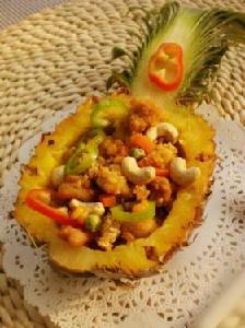 金銀滿盆——酸甜鳳梨咖喱雞