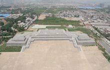 2005年實施保護工程後的含元殿遺址