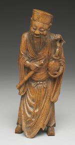 張果老竹雕 張果老竹雕