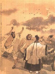 晁天王認義東溪村 晁天王認義東溪村