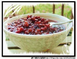 黑米紅豆粥 黑米紅豆粥