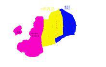 西關位於圖中紫色區域