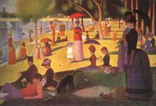 修拉名作《大碗島的星期日下午》