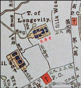 1890年《廣東省城圖》長壽寺
