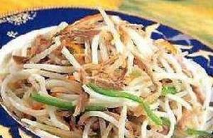 銀芽火鴨絲 銀芽火鴨絲