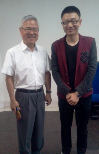 在東北大學參加尤登弘教授講座