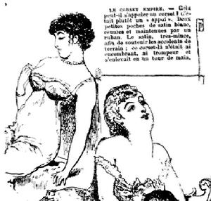 （圖）19世紀法國胸罩的雛型