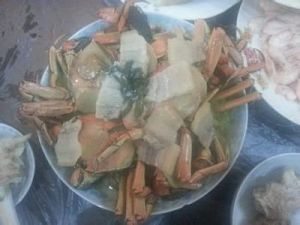 姜水蒸蟹 姜水蒸蟹