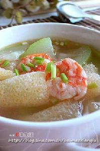 蝦子竹蓀瓠瓜湯 蝦子竹蓀瓠瓜湯