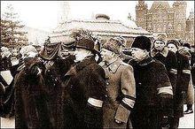 1953年史達林葬禮上的赫魯雪夫