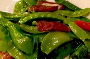 香腸荷蘭豆 香腸荷蘭豆