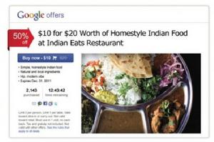 谷歌Offers推出的服務