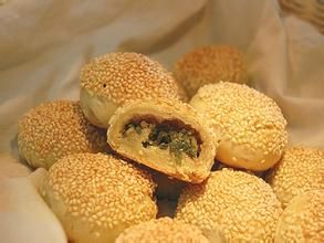 蟹殼黃燒餅 蟹殼黃燒餅