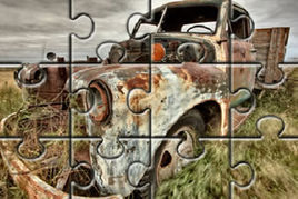 老式卡車拼圖