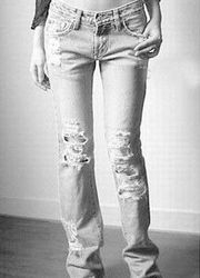 破洞牛仔褲