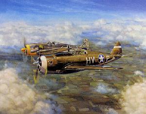 歐洲戰場上的P-47戰鬥機