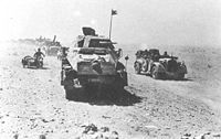 前進中的德意志非洲軍第39反坦克營