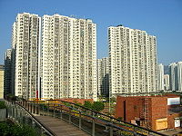 （圖）從新城市廣場眺望沙田中心