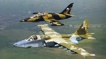 捷克空軍的 Su-25K，塗裝頗具創意