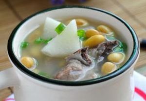 肉骨黃豆湯 肉骨黃豆湯