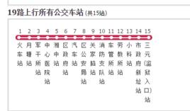婁底公交19路 婁底公交19路