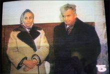 尼古拉·齊奧塞斯庫夫婦被處決前的照片
