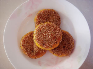 芝麻南瓜豆沙餅 芝麻南瓜豆沙餅