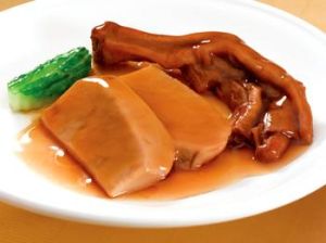 鮑汁靈菇扣鵝掌 鮑汁靈菇扣鵝掌