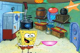 海綿寶寶製作漢堡 海綿寶寶製作漢堡