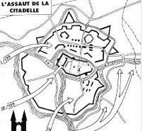 布列斯特要塞平面圖