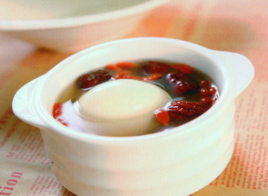 南棗枸杞雞蛋湯 南棗枸杞雞蛋湯